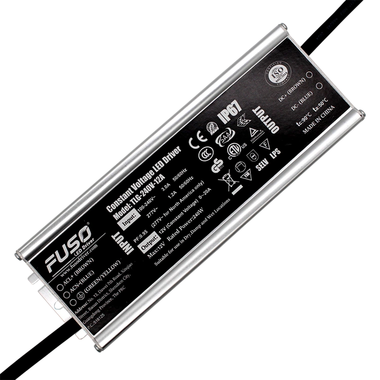 High PF 24V 240w Constant Voltage Led power supply 